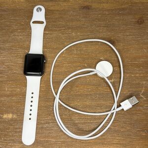 Apple Watch Series 38mm Aluminum Case Ion X Glass Composite Back GPS WR 50M